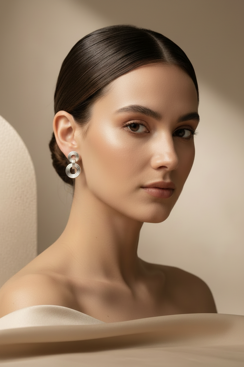 Aretes Círculo Dorado Jaguara