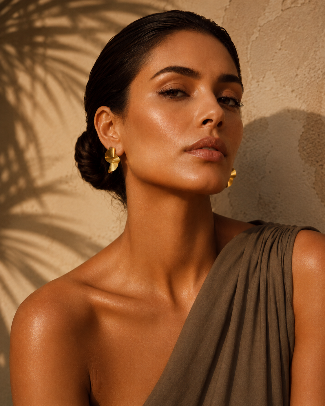 Aretes Ola Dorada
